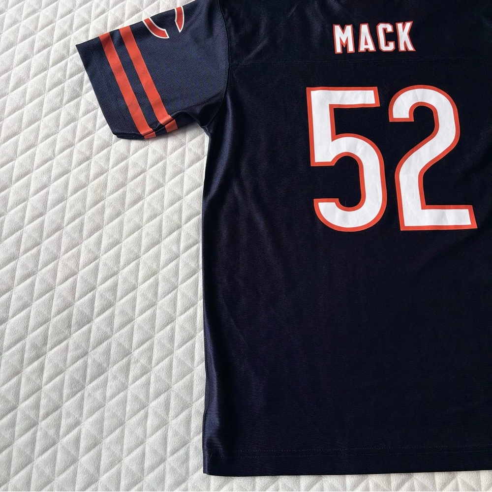 Khalil Mack Jersey #52 Chicago Bears NFL Football Youth XL (16/18) - Picture 9 of 15
